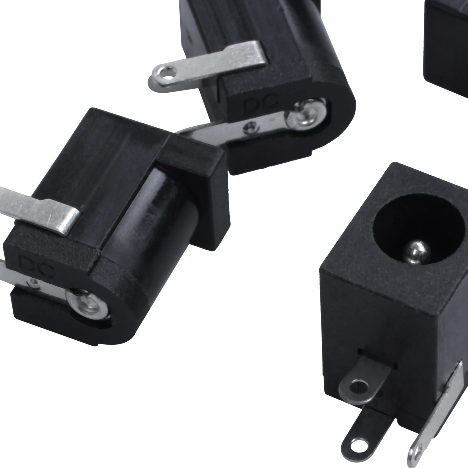 Fits for 5 Pieces DC 5.5mmx2.1mm Power Jack Socket Female Panel Mount Connector