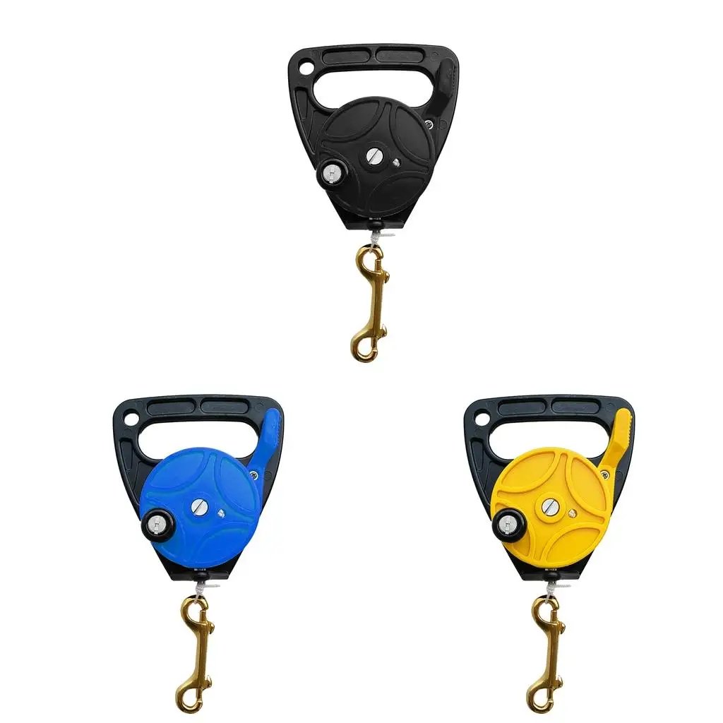 Multi Purpose SMB Dive Reel Kayak Anchor , 272ft Line, , End Bolt Snap for Scuba Diving