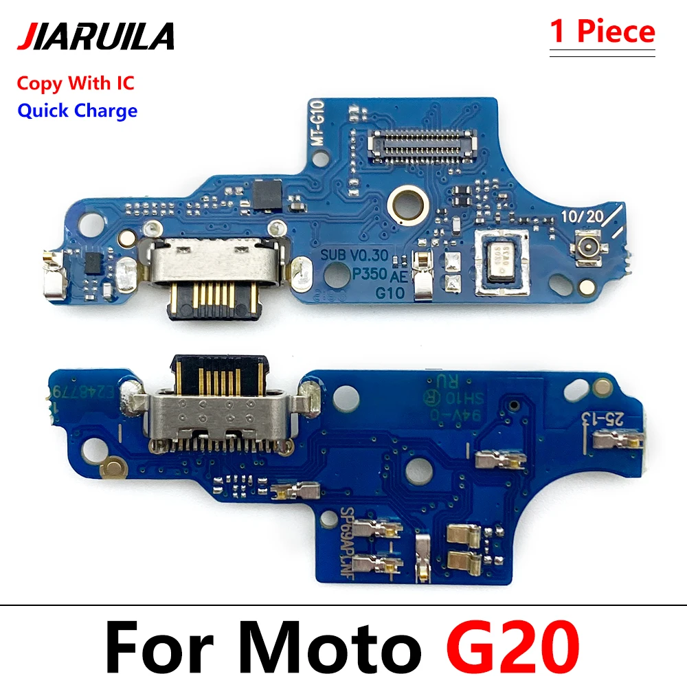 10Pcs USB Charging Board Port Dock Charger Connector Flex Cable For Motorola Moto G10 G20 G30 G50 G60 G60s G100 Power One 5G G31