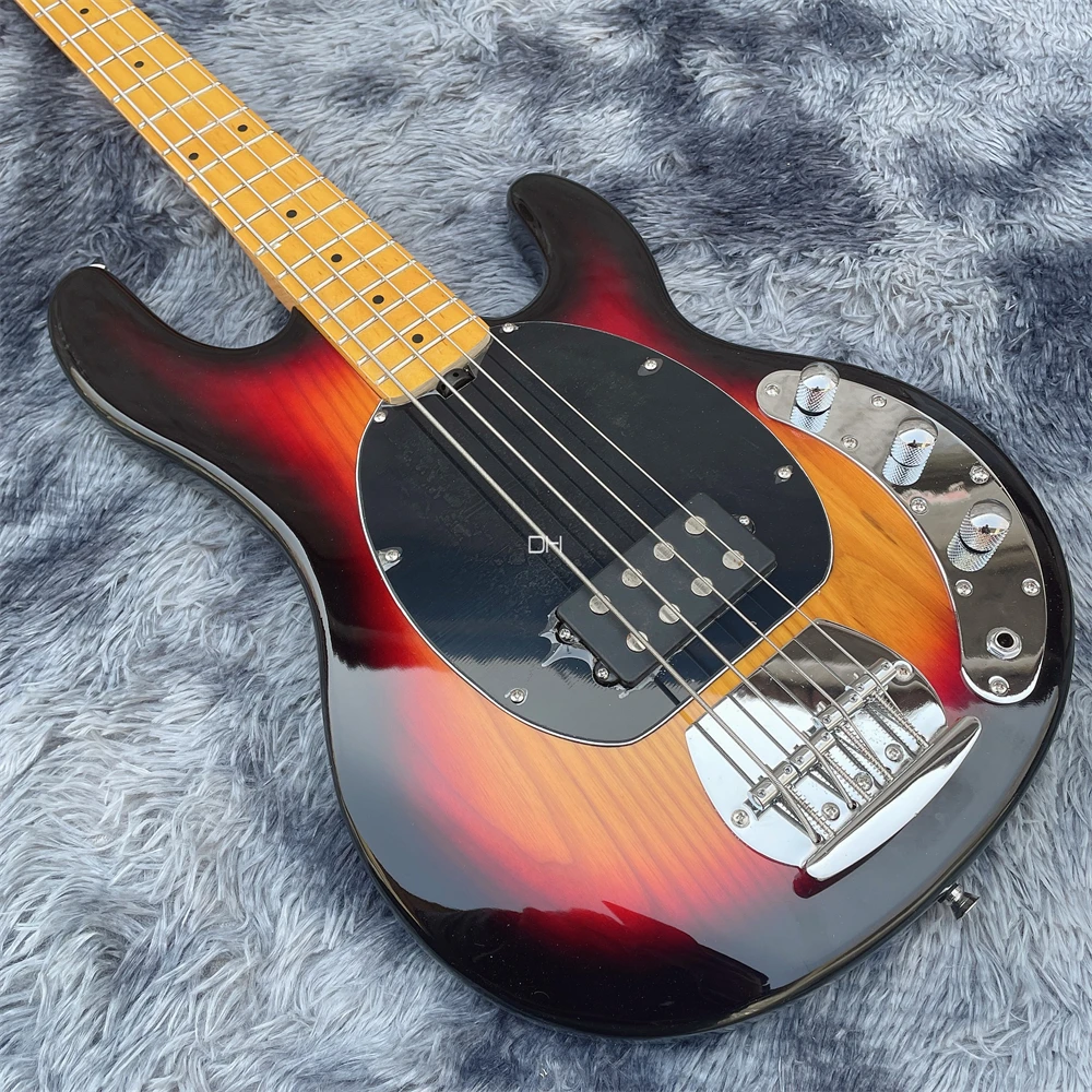 High-quality custom-made electric bass 4-string 5-string bass Sunset body maple fingerboard