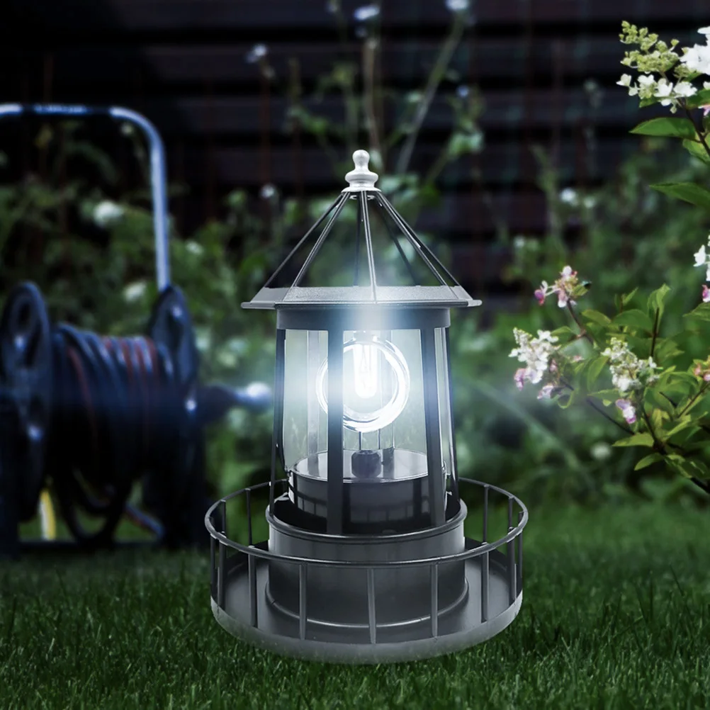 Auto giratório solar sem fio decorativo do diodo emissor de luz do ferro forjado solar para pátios
