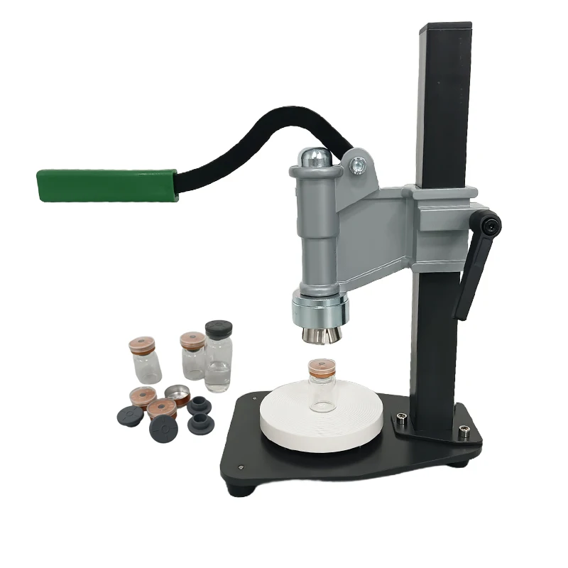 XLP03 Macchina piegatrice per tappatura manuale per sigillare spruzzatore di profumo Coperchio in alluminio Tappatore per bottiglie in plastica di alluminio