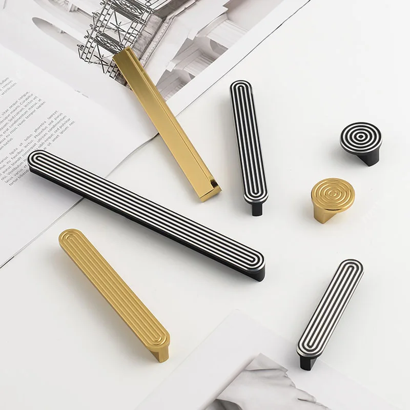 Aluminum Alloy Cabinet Handles Furniture Knobs Wardrobe Pull Bar Wine Chest Bookcase Bar Handle