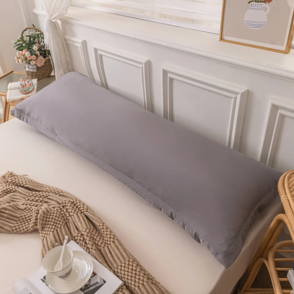 Household Extended Couple Pillowcase Skin-friendly Rectangular Long Pillow Case Large Size Cotton Pillow Cover Bedroom