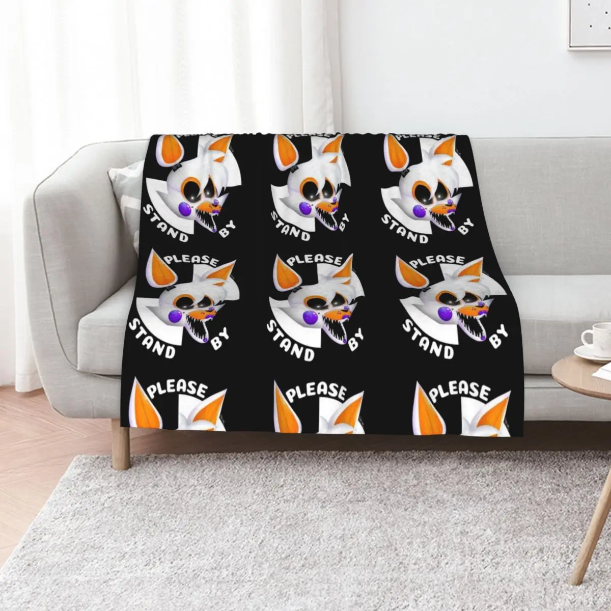 Lolbit please stand by Throw Blanket Hairys Luxury Brand Bed Moving for babies Blankets Sofas Of Decoration Blankets