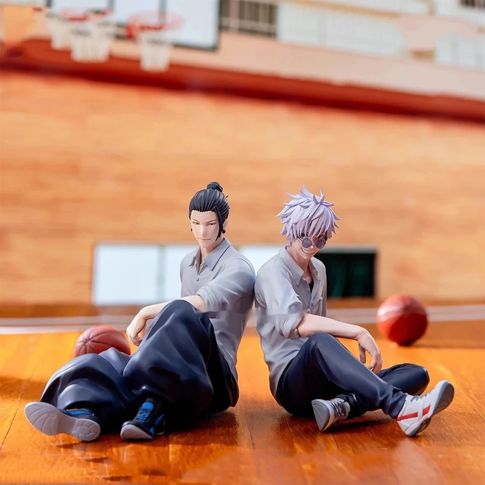 

New Sega Yumemirize Jujutsu Kaisen 10cm Gojo Satoru Geto Suguru Action Figure Pvc Kawaii Toys Dolls Qwiooe