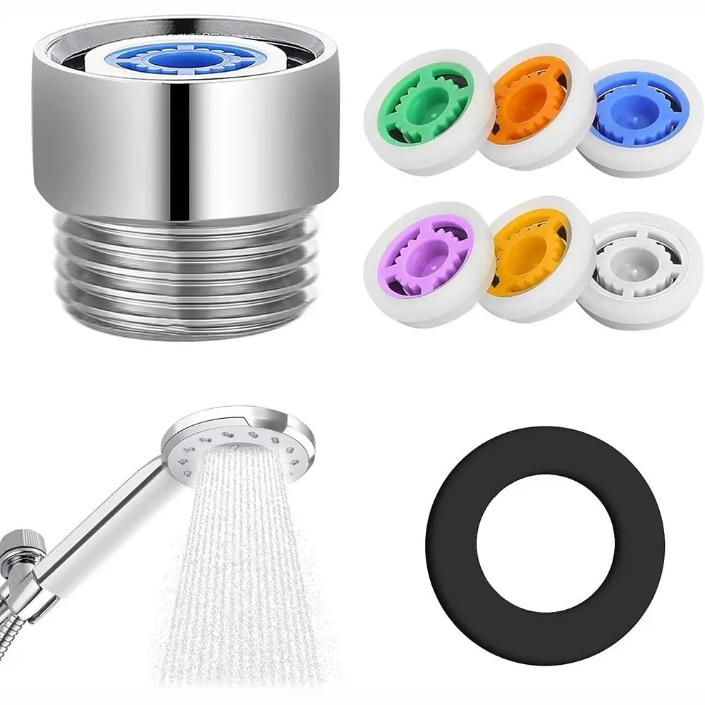 Faucet Flow Control Plastics Shower Head Restrictor Shower Flow Reducer Shower Head Limiter Fixed Shower Head