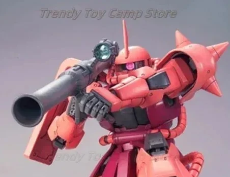 

（In Stock） BANDAI Anime MG 1/100 MS-06S-ZAKU Char's Zaku VER.2.0 Assembly Plastic Model Kit Action Toy Collect Gift