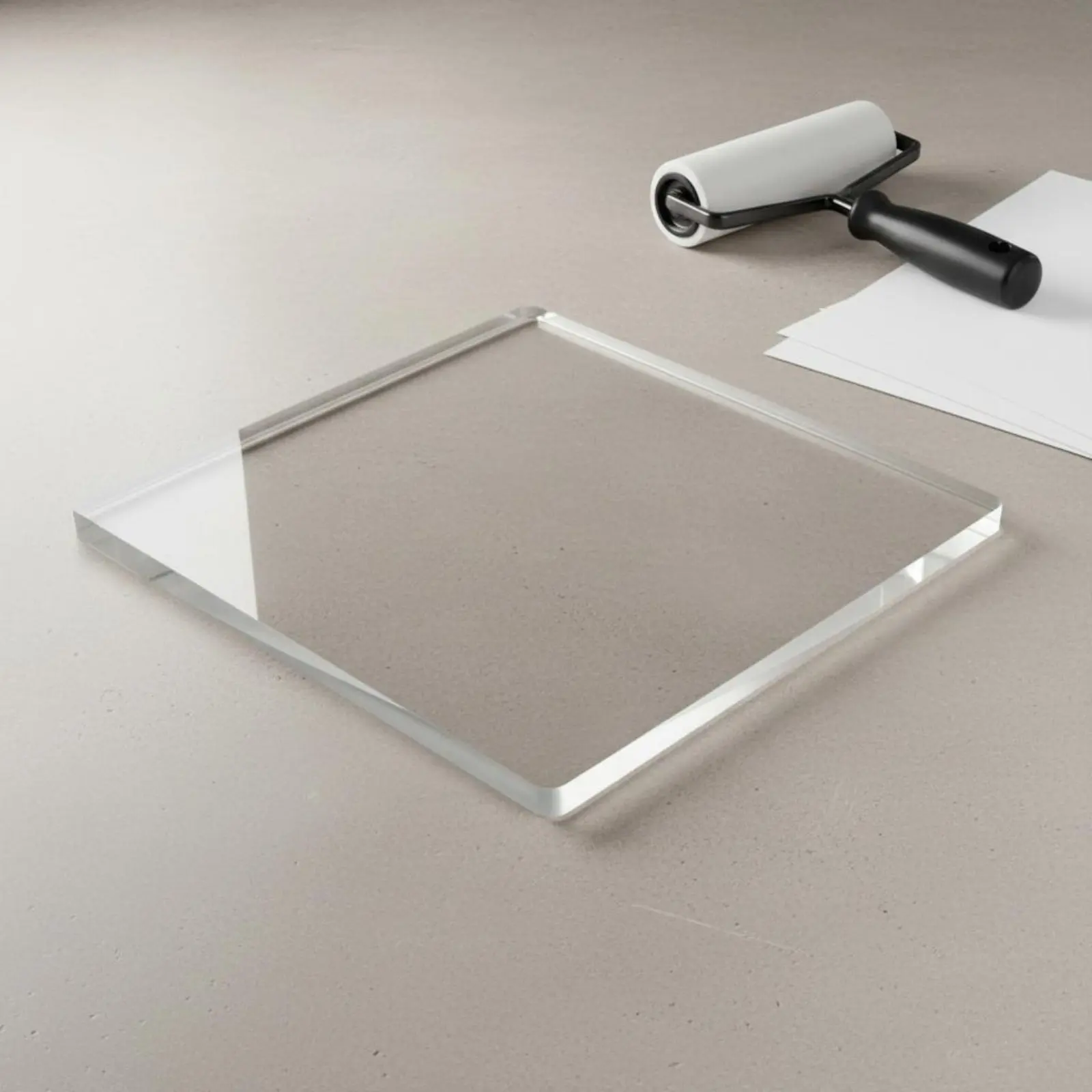 Placa de impresión de gel reutilizable, placa de arte de gelatina, ecológica, antiadherente para artistas