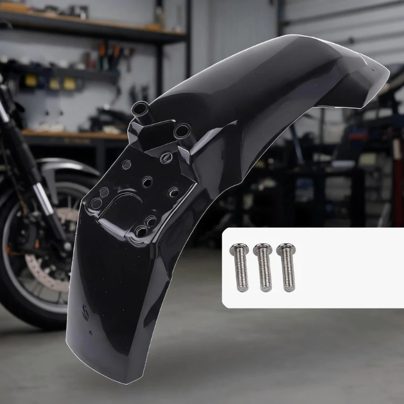Motorcycle Maintenance Mudguard Accessory, Molded Plastic Cover with Pre-Formed Mounting Points for Tuttio Part Updates