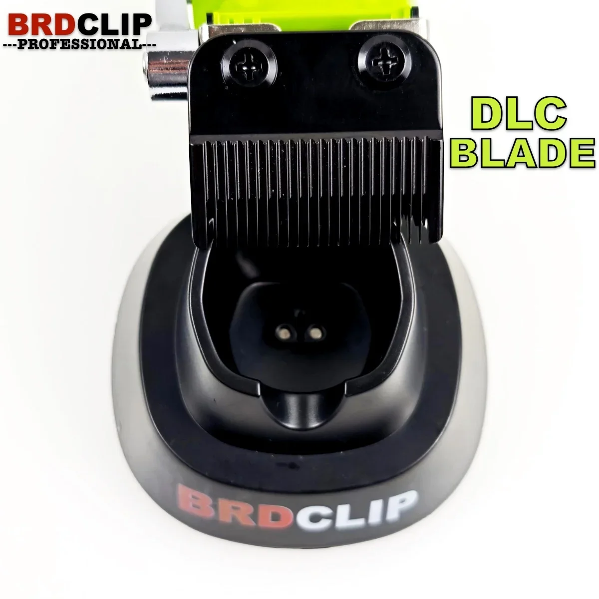 BRDCLIP-Tondeuse à cheveux électrique professionnelle, tondeuse à lame DLC avec base, salon de coiffure, FA/s, moteur à grande vitesse 7500 tr/min