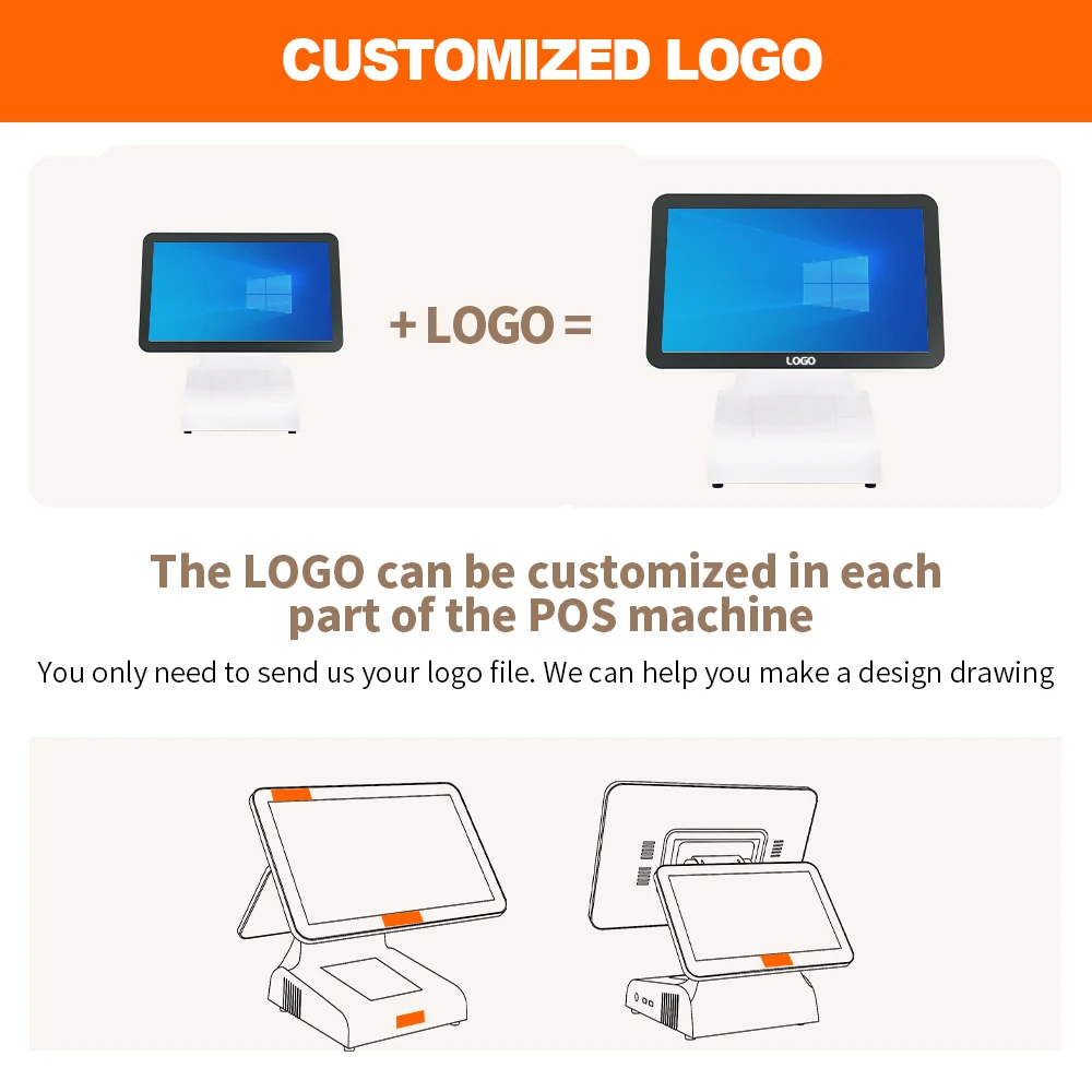 2025 offre spéciale nouveau design marque privée blanc caisse enregistreuse écran tactile Terminal de paiement Windows Pos systèmes Machine