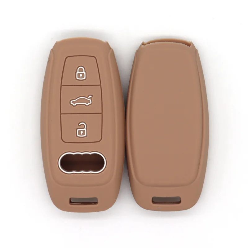

Silicone Car Remote Key Case for Audi A6L/A7/A8 - Protective Cover, Anti-Scratch & Durable, Practical Automotive Key Accessories