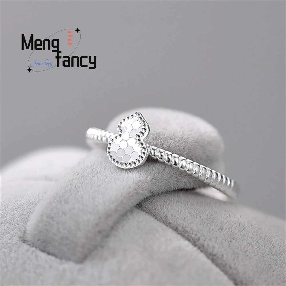 

New Crushed Ice Gourd Ring For Women Is Fashionable, Light Luxury And Niche Best Selling Handicraft Fashion Jewelry Exquisite
