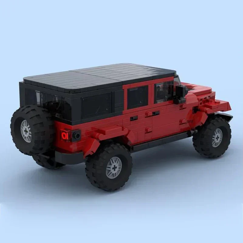 City Vehicle Model Moc Building Bricks 8-wide Off-road Speed Champion Technology Blocks Gifts Christmas Toys DIY Sets Assembly