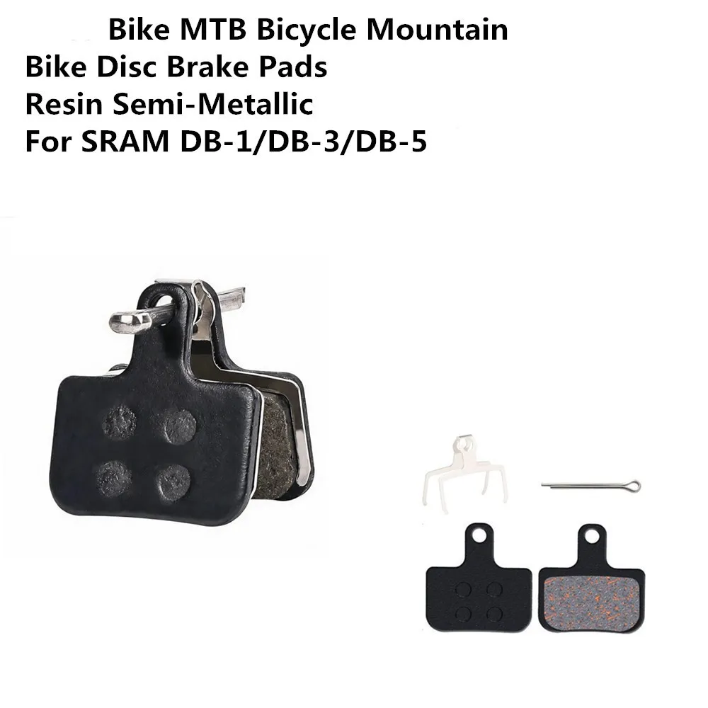Mountain Bicycle Semi-Metallic Hydarulic Disc Brake Pads For Sram Level T/TL/Ultimate/TLM B1 2020+, XX XO, Elixir 9/7/5/3/1/CR/R