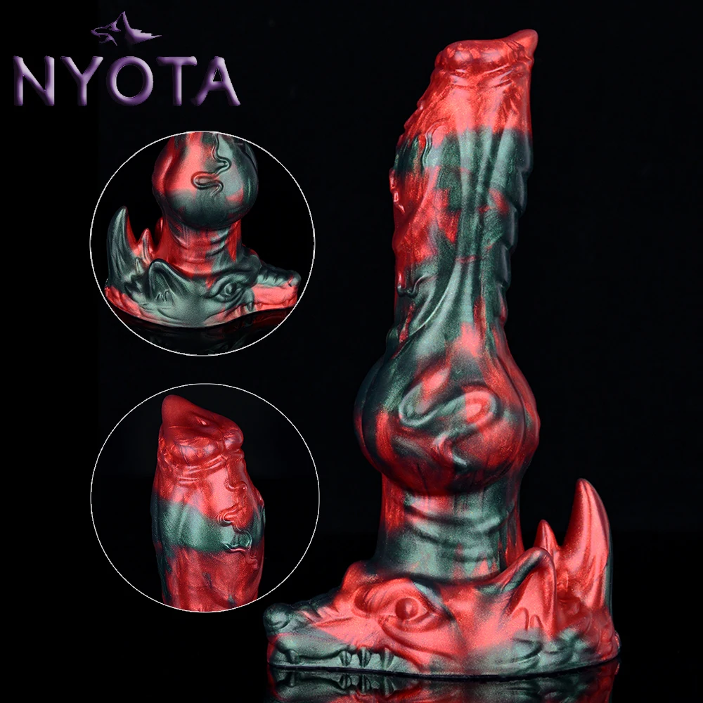 

NYOTA Huge Monster Dildo Fantasy Penis Dick Butt Plug Prostate Massager Female Masturbation Anal Sex Toys For Women Men Adult 18