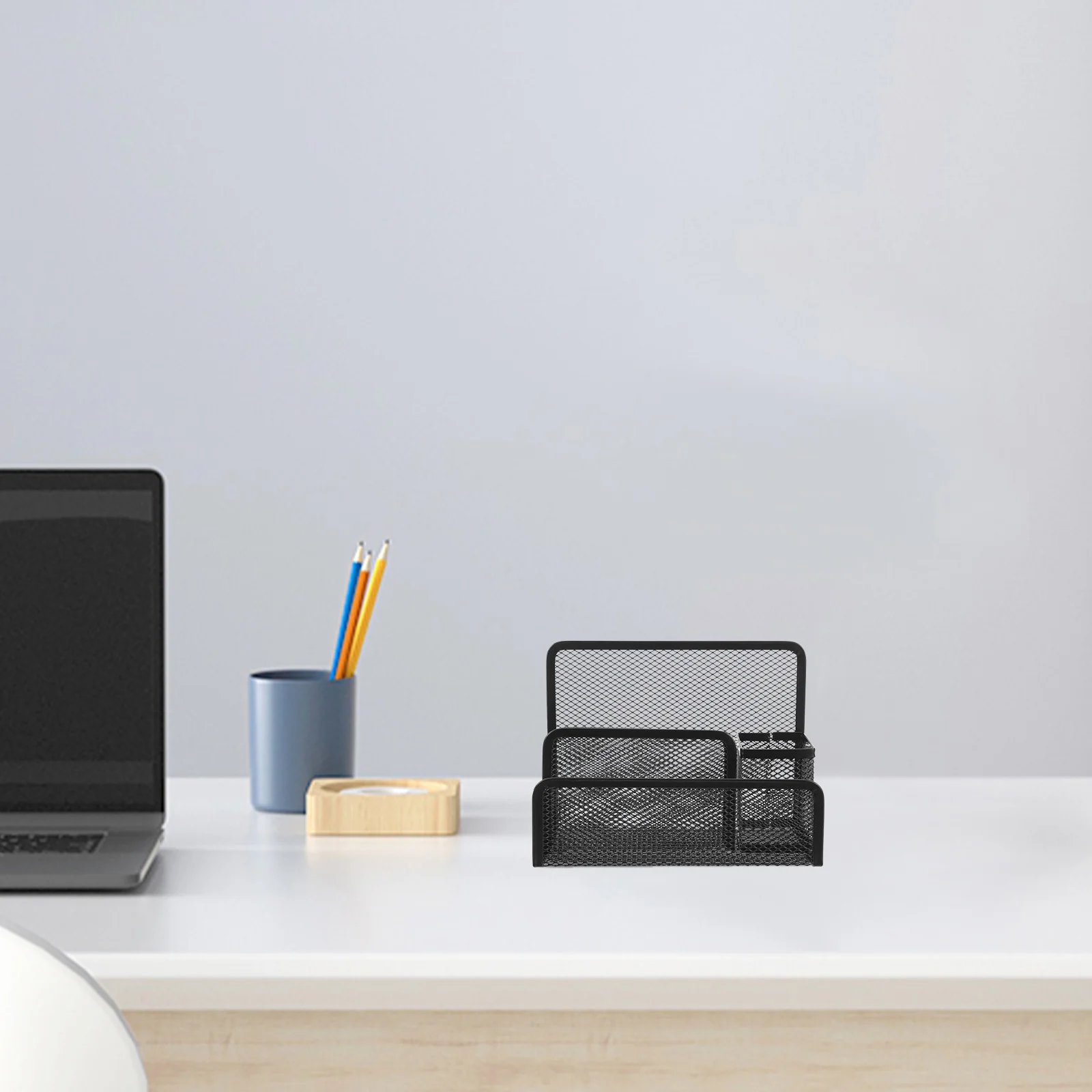 حامل ملفات سطح المكتب رف شبكي معدني لتخزين المستندات الفعال والمكتب وتنظيم المنزل ورف الملفات ذو التصميم المدمج #1