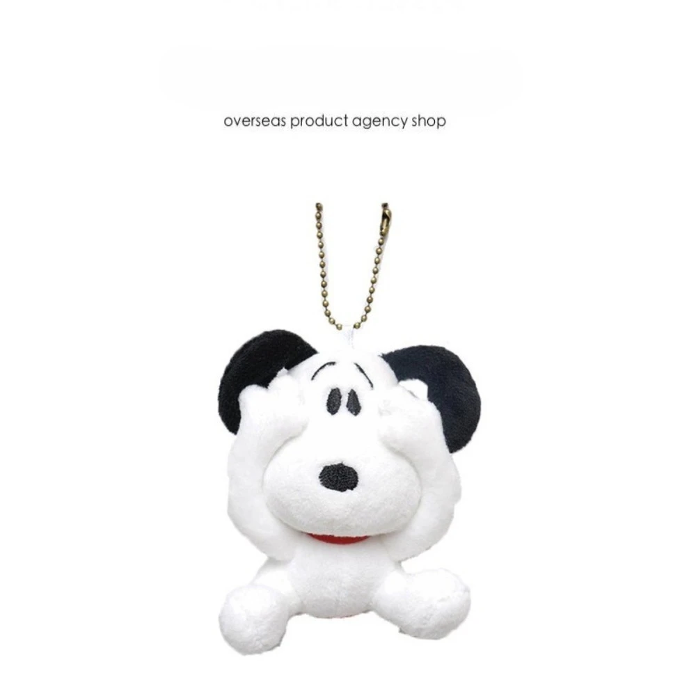 Genuine Snoopy plush dolls, plush bag charms, small phone pendants and car ornaments, ideal gifts for friends