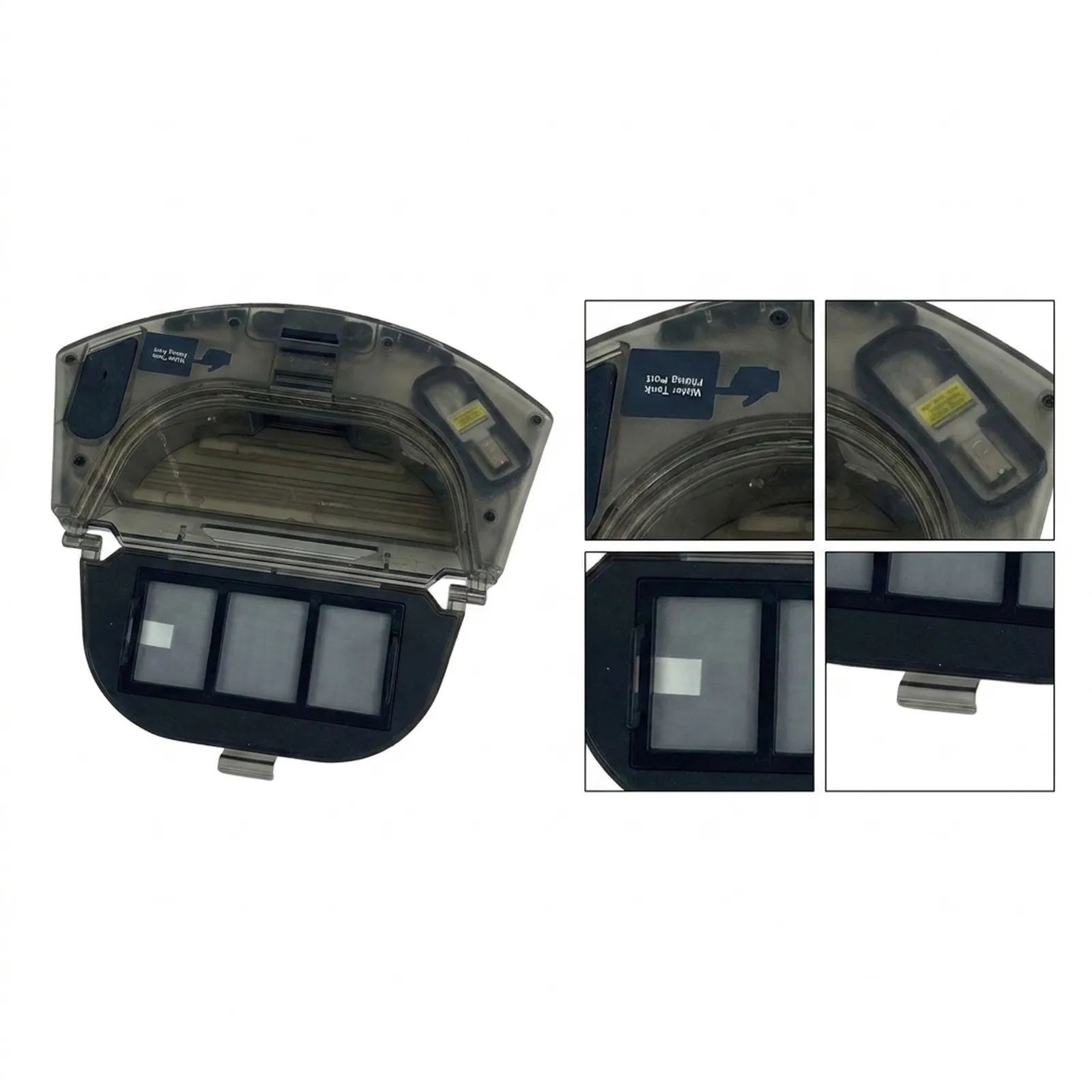 Seamless Compatibility Dual Function Dust Bin Mop Tank For Airrobo For T10 + Robot Vacuums to Optimize Your Cleaning Efforts