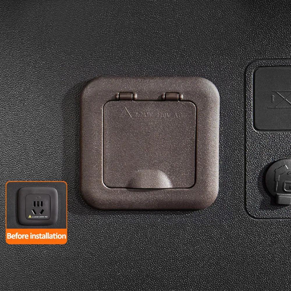 

Special 220V Socket Protection Cover For BYD Leopard 7/Titanium 7/Super 7 Car Modification Accessories ABS Material Dust Cover