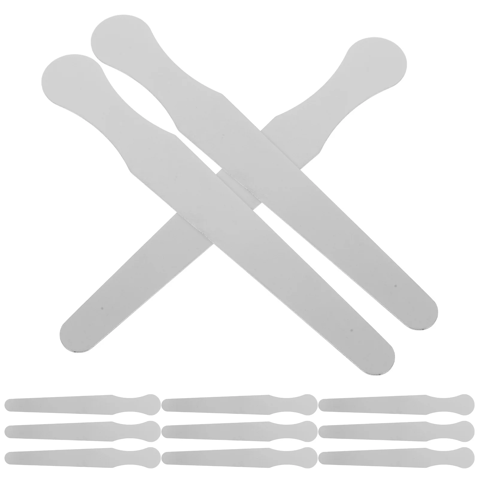 

12Pcs Stainless Steel Tongue Suppressors Oral Muscle Training Tool Children Tongue Press Sticks Mouth Exerciser Scraper