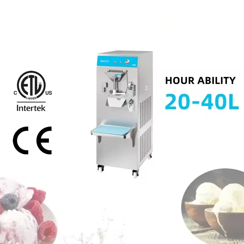 Large Capacity Automatic Gelato Maker Batch Continuous Freezer Ice-cream Hard Ice Cream 3600wMachine Making Ice Cream Machine