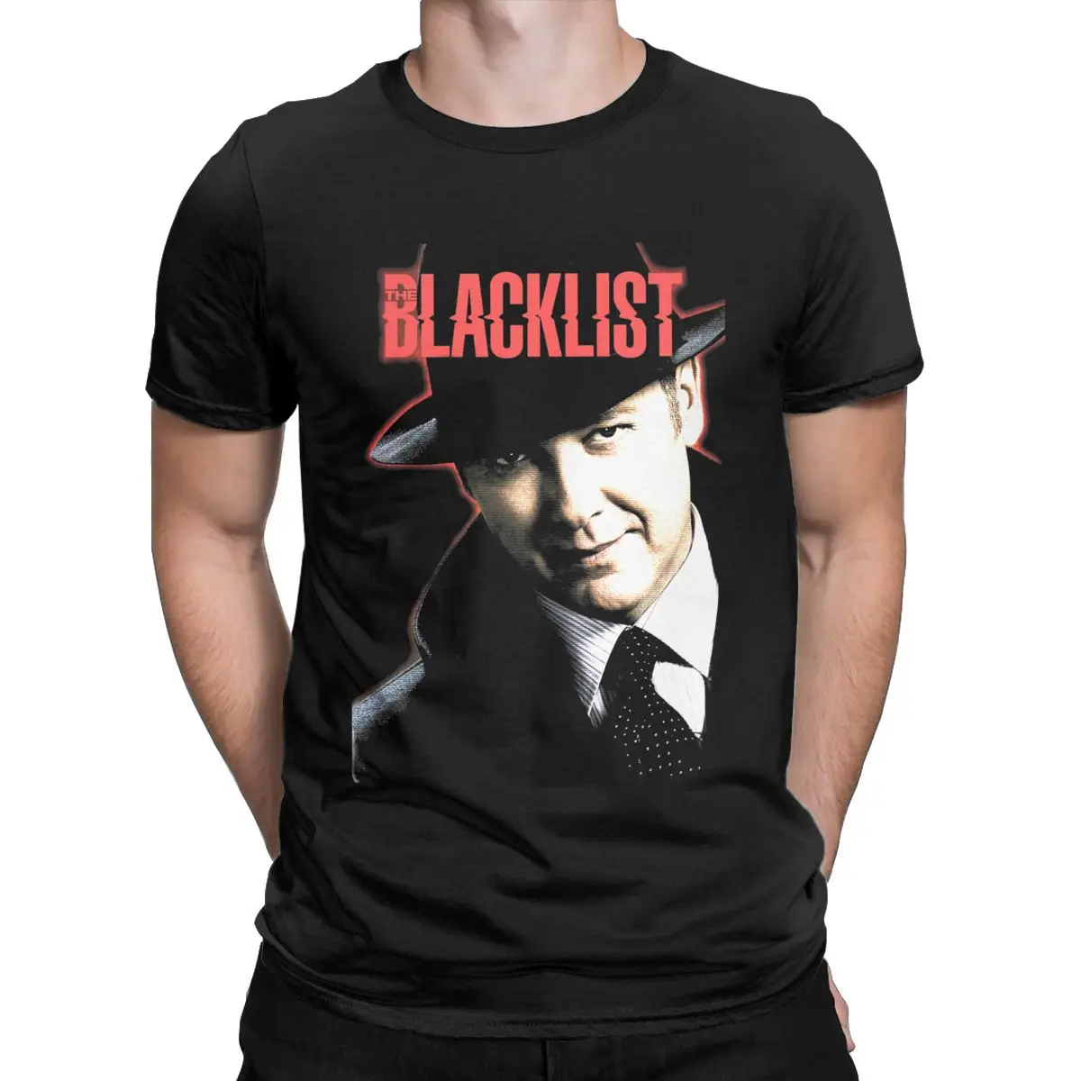 Copy Of The Blacklist Red Aymond Reddington T Shirts Pure Cotton Clothes Awesome Short Sleeve Crewneck Tee Shirt Summer T-Shirts