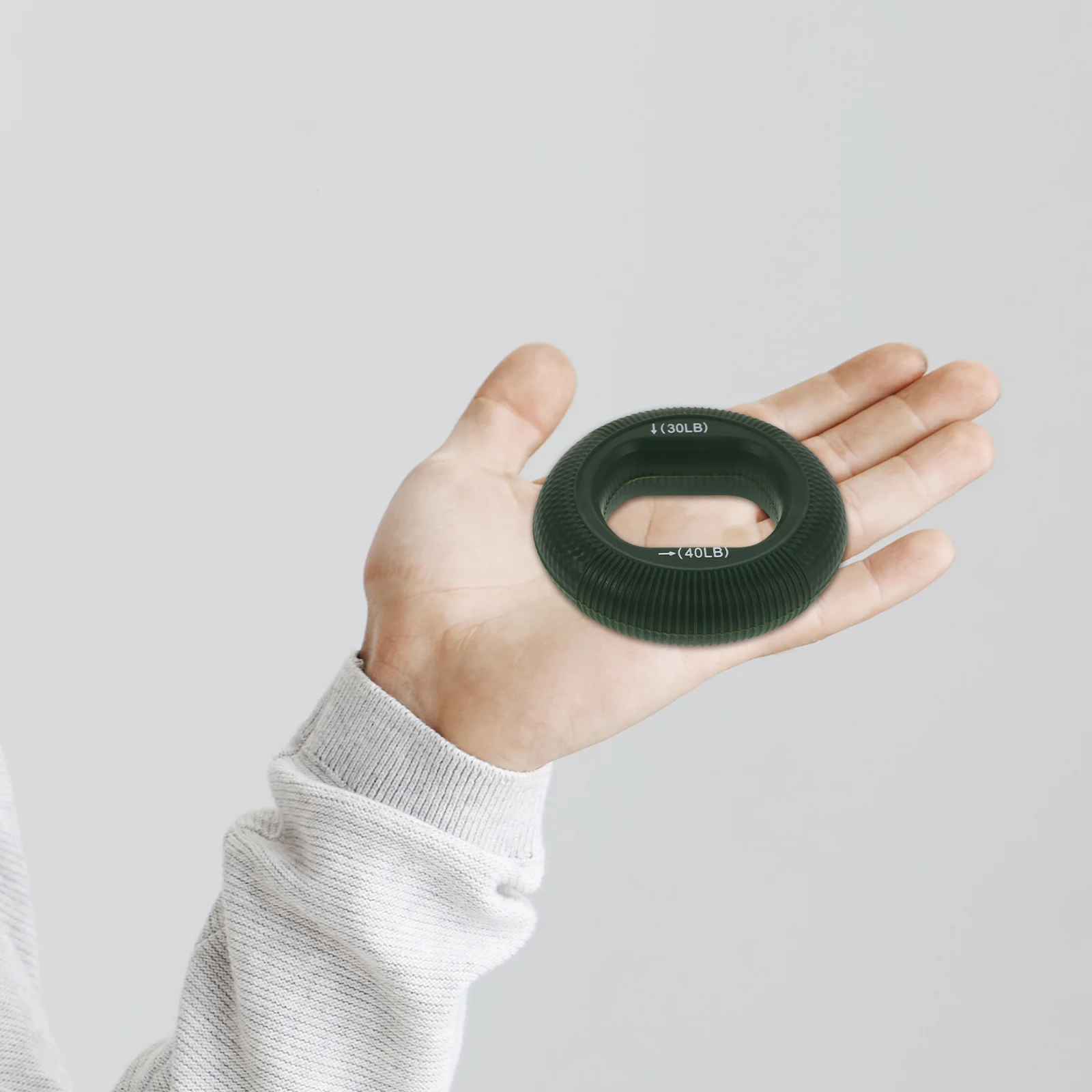 

Silicone Grip and Forearm Strengthener Gripper Five Fingers Exerciser Green Trainer