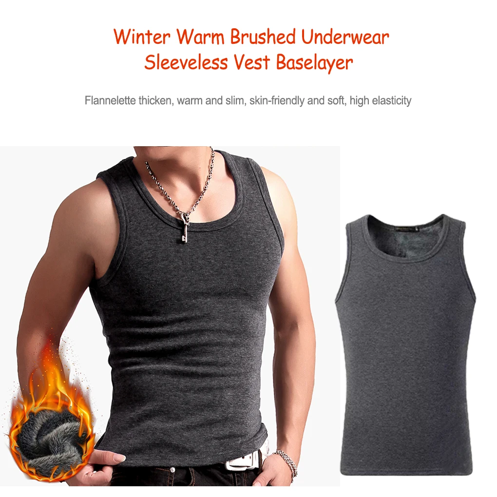 

Thermal Vests T-Shirts Clothing Pullover Skin Friendly Sleeveless Vest