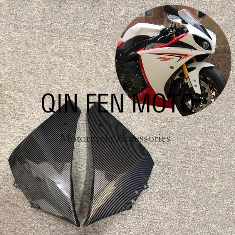 

Carbon Fiber Paint Upper Front Side Radiator Cover Fairing Fit For Yamaha YZF R1 2009 2010-2014