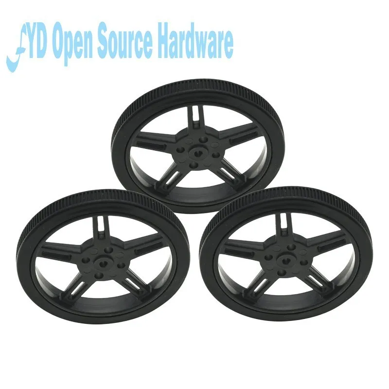 5908 Silicone Tire Compatible Robot Smart Car 360-degree 9G Steering SG90 TT Motor