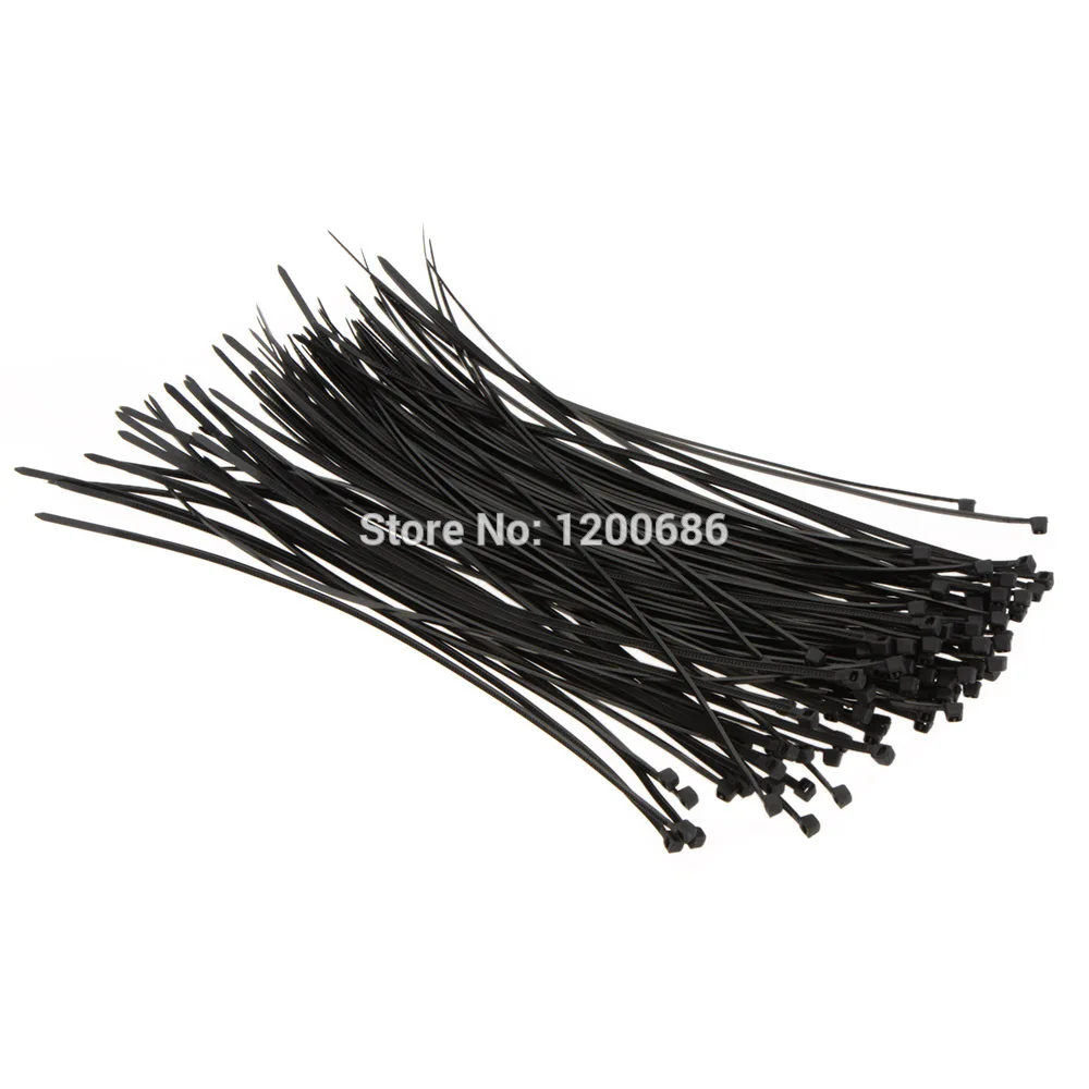 Fire-resistant Plastic Nylon Cable Ties Zip Wire Wrap Fasten Strap Self-locking