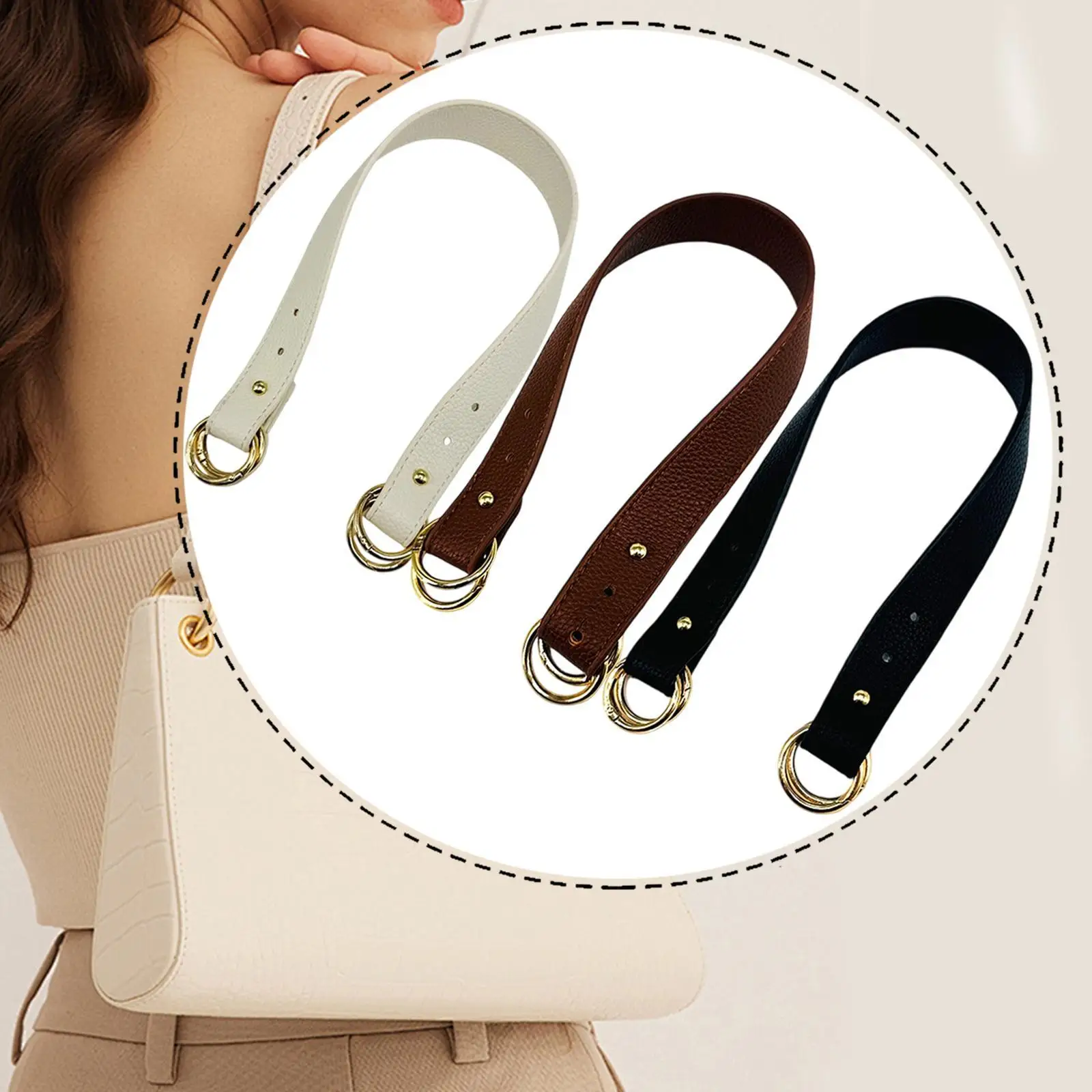 Purse Strap for Handbag Sleek Practical 19.69 inch for DIY Supplies Modification