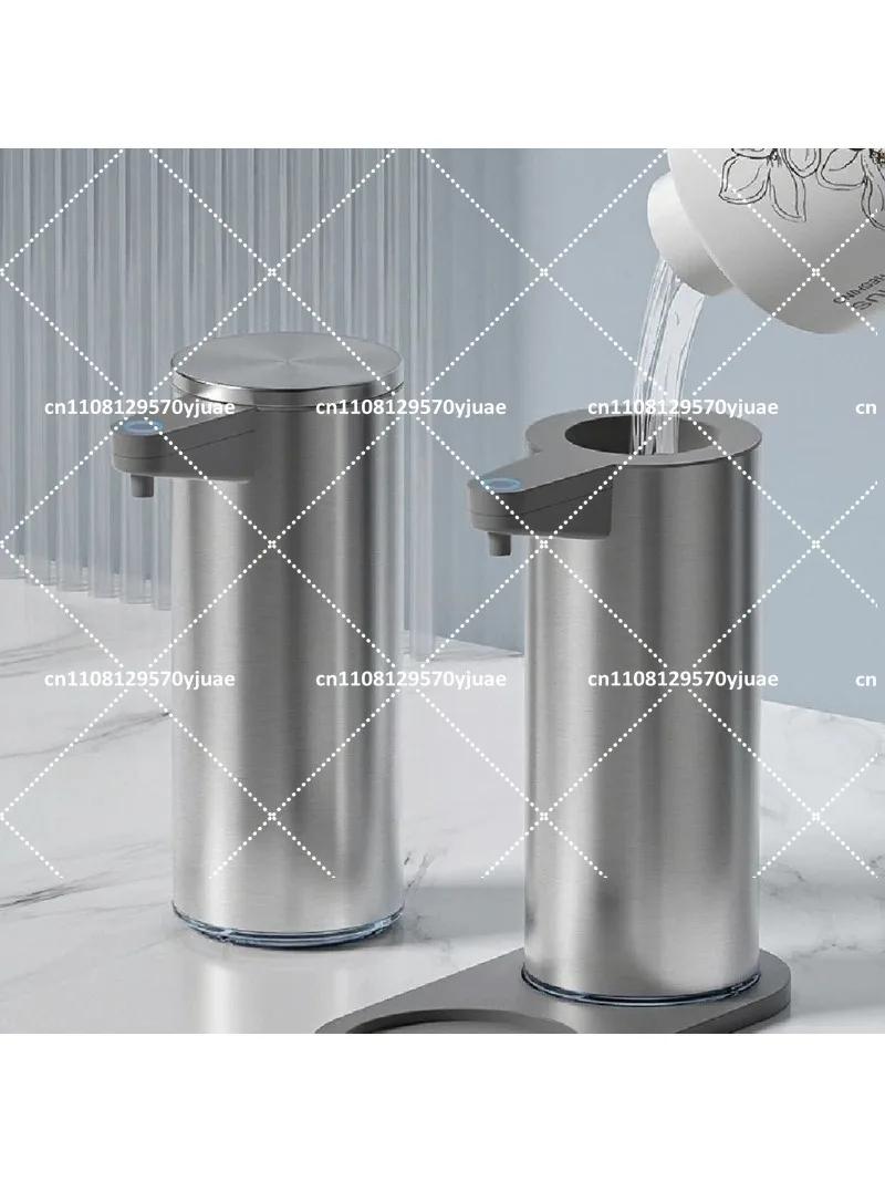 Automatic Induction Soap Dispenser, Wall Mount Stainless Steel Liquid Soap Dispenser for Kitchen