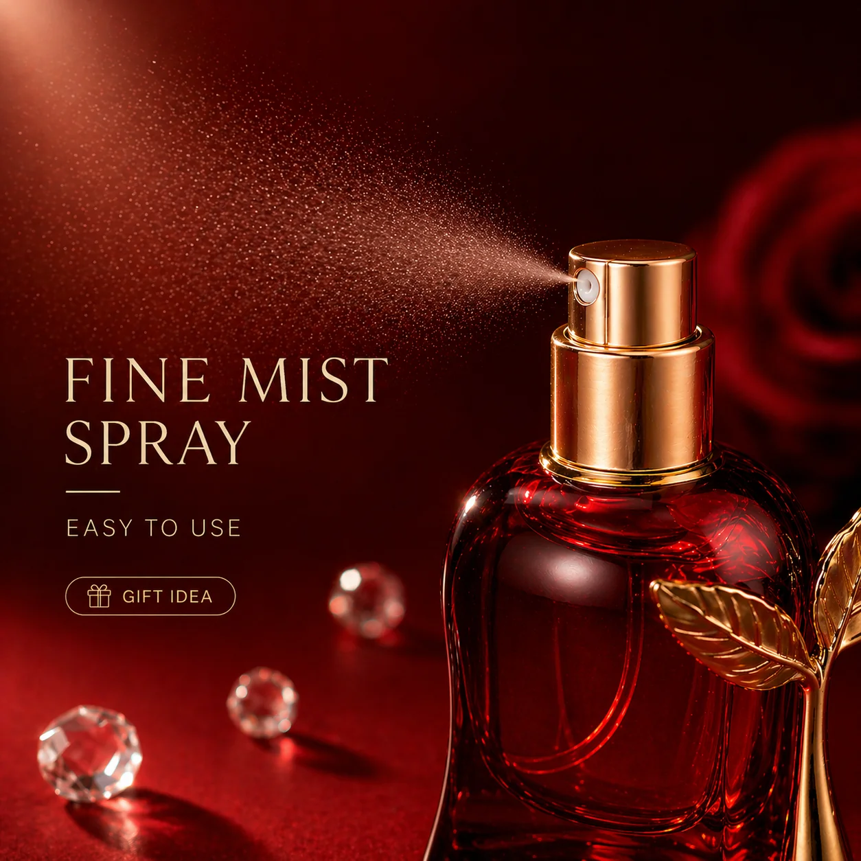 Midnight Rose Perfume for Women Long Lasting Fresh Floral Natural Light Fragrance Unique Elegant Scent