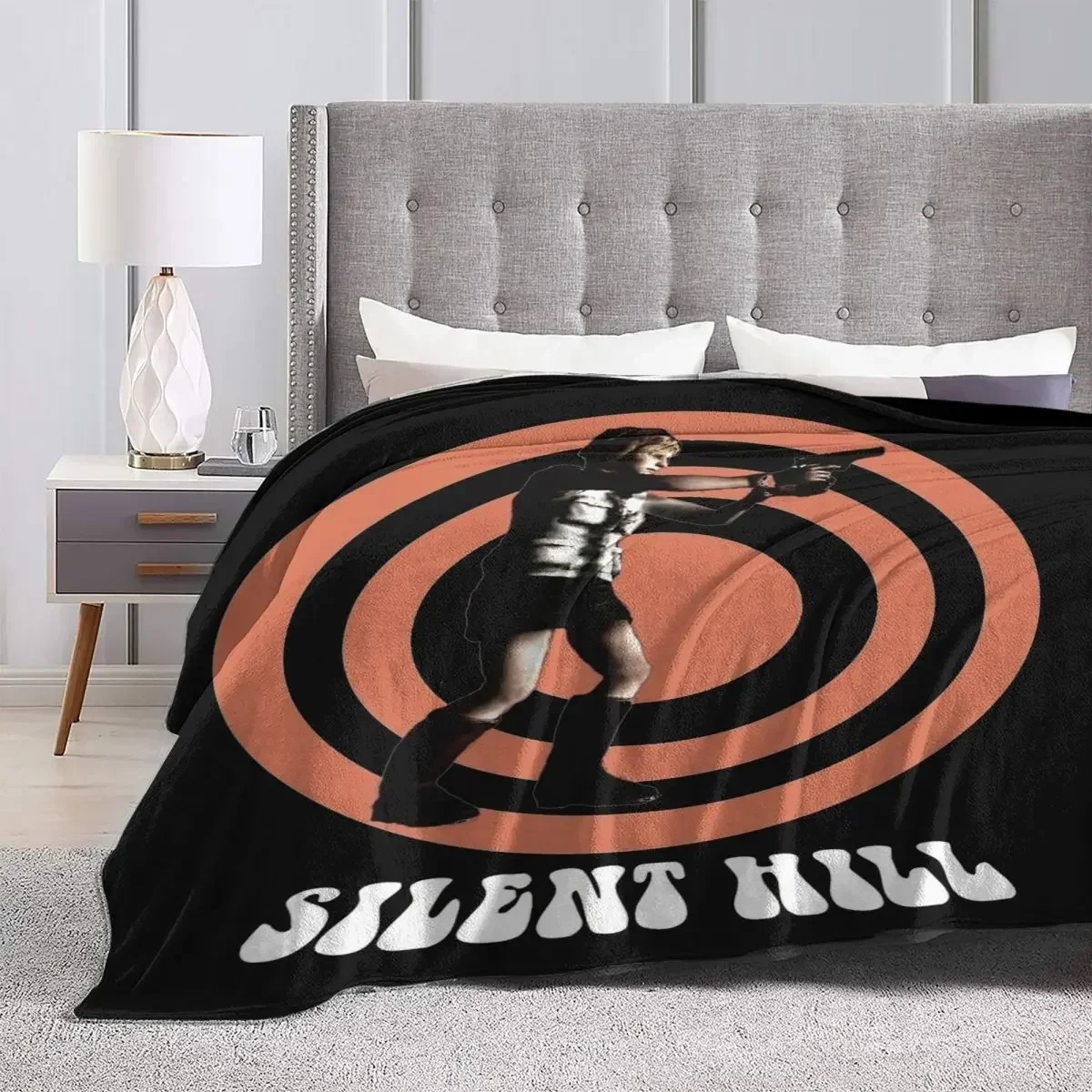 Comfort Heather Silent Hill 3 Blanket Merch Bedding Decorative Horror Game Blanket Throw Lightweight Fleece for Car view 6