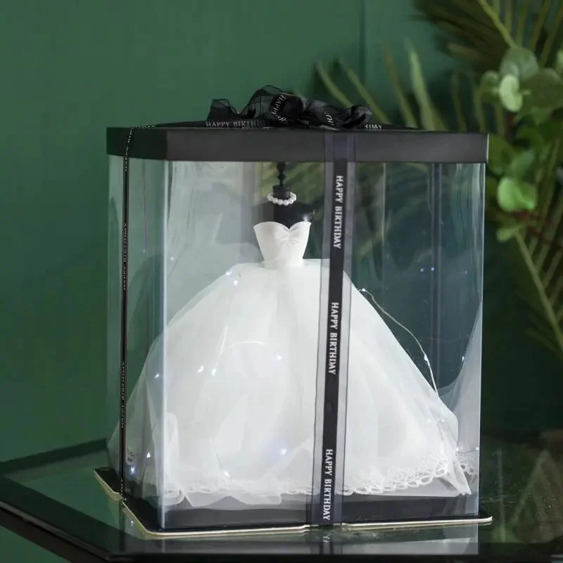 Gift Girl Toy Wedding Dress Model Decoration Crafts Tight Stitching Lightweight Can Make Gift Doll Wedding
