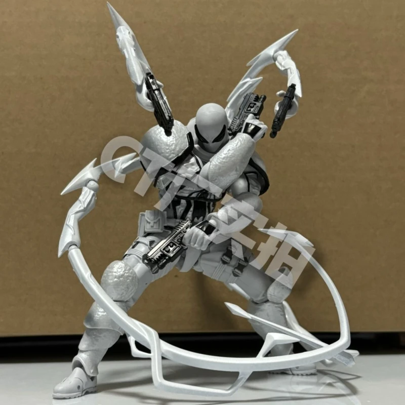 In Magazzino CT Giocattoli Spider Man SHF KO Revoltech Incredibile Yamaguchi Agente Anti Venom Spider Man Venom Anime Action Figure Modelli