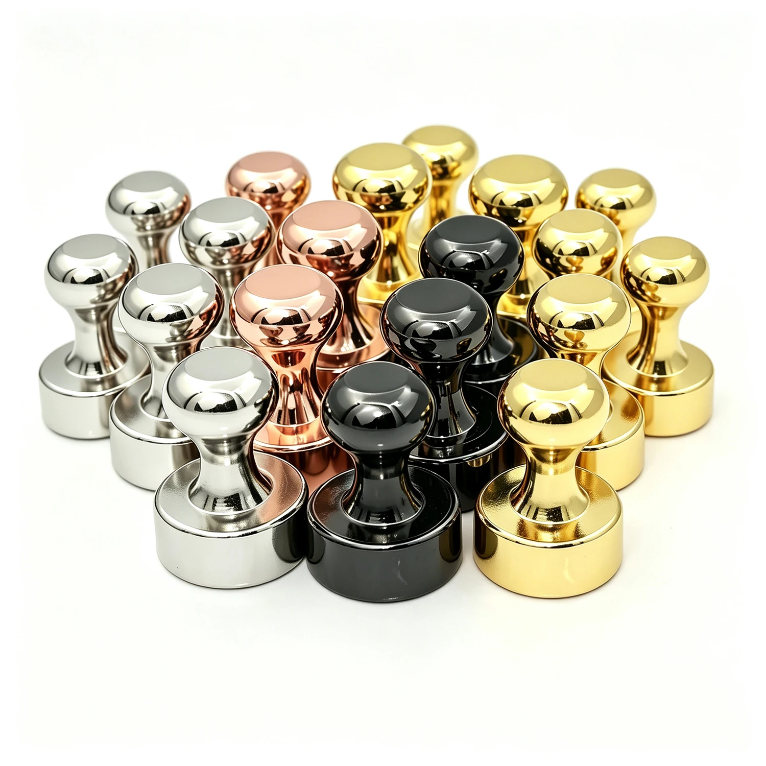 N52 Super Strong Neodymium Magnetic Pushpins 10pcs Sucker Thumbtack Durable Steel Magnet Push Pin for Refrigerator Whiteboard