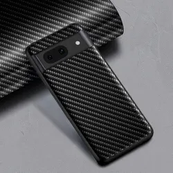 Carbon Fiber Shockproof Slim Case For Google Pixel 8 7A 6A 8 7 6 Pro Non-Slip Full Body Protective Phone Case