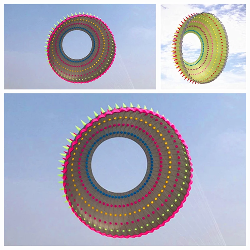 free shipping large ring outdoor toys adult kite flying rainbow kites display kite factory professional kite adult Eagle kite