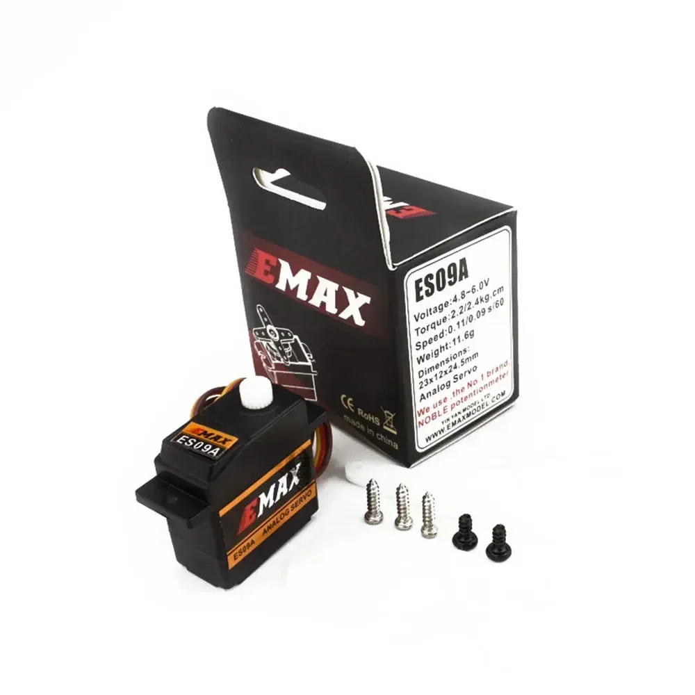 4 قطعة/الوحدة EMAX ES09A ES09D ES09MA ES09MD سيرفو ثنائي المحمل محدد سواش لطائرات الهليكوبتر Trex 450 RC