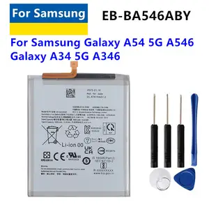 Bilashmart 4905mAh/5000mAh EB BA546ABY Battery Galaxy A54 5G A546/Galaxy A34 5G A346 Batteries +Tools