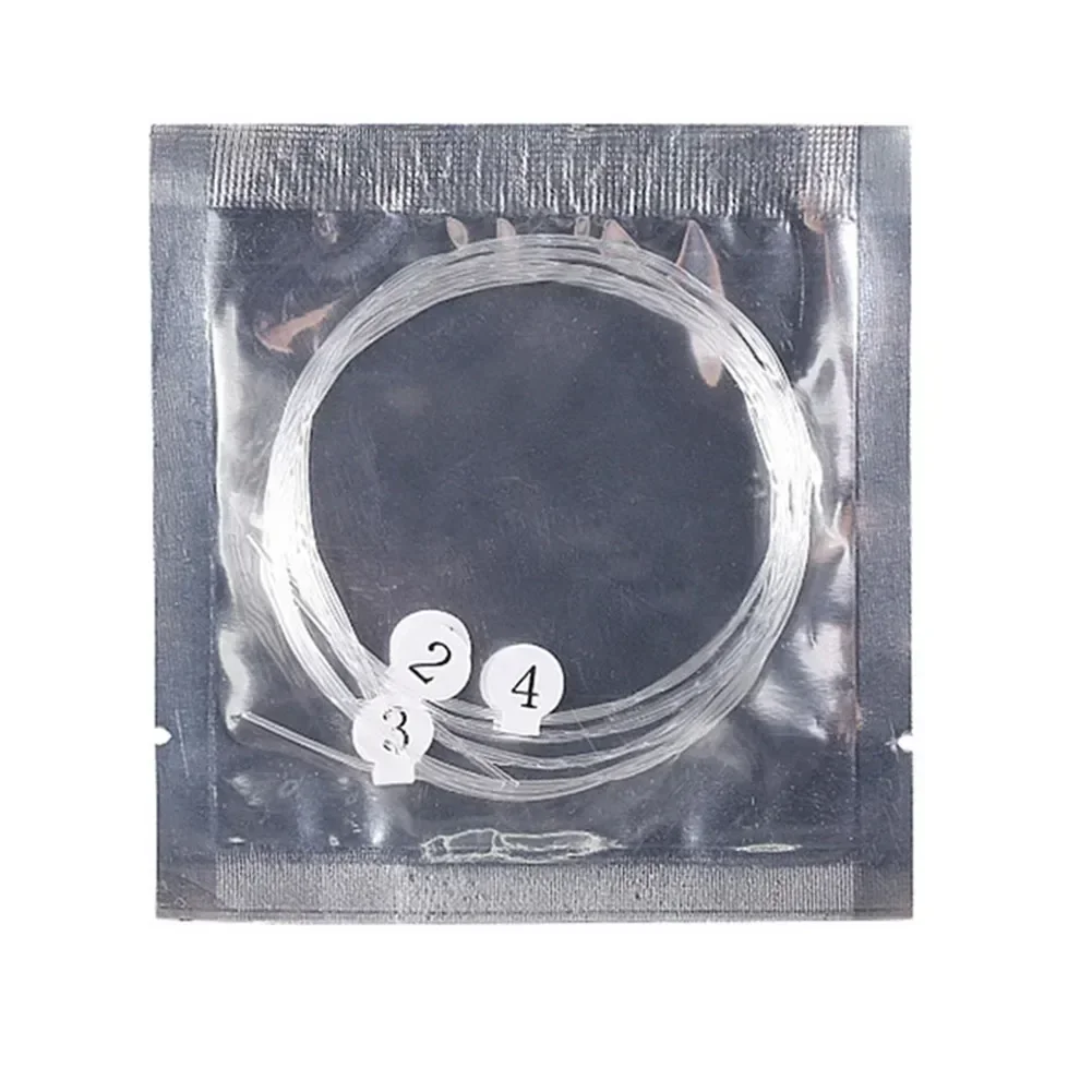 Ukulele cordas de carbono para soprano e concerto e tenor ukulele G-C-E-A soprano/concerto/tenor cordas para 21/23/26in ukulele