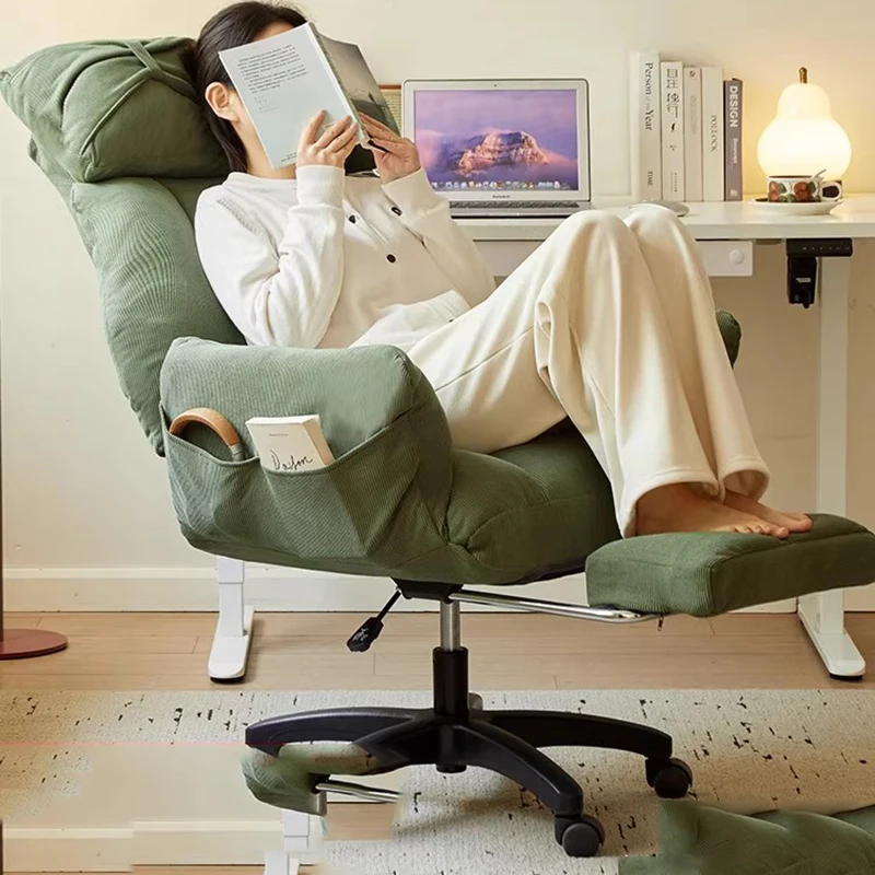 Playseat Modern Office Chair Ergonomic Bedroom Mobile Lazy Executive Office Chair Footrest Relaxing Taburete Trendy Furniture
