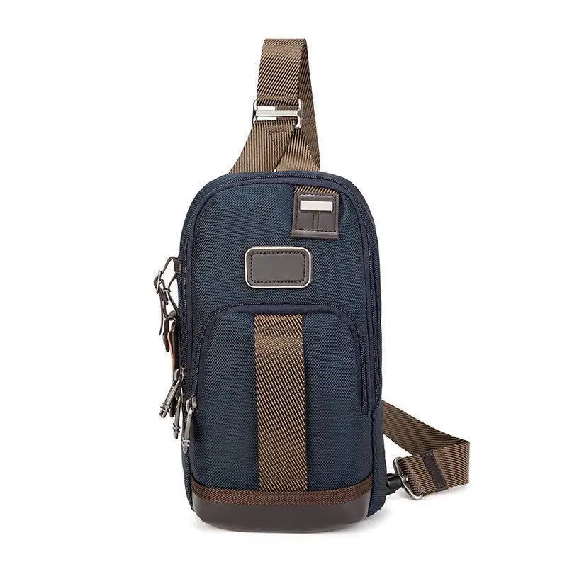 Minimalist Chest Bag Ballistic Nylon Slim Design Crossbody Bag for Men Essential Carry