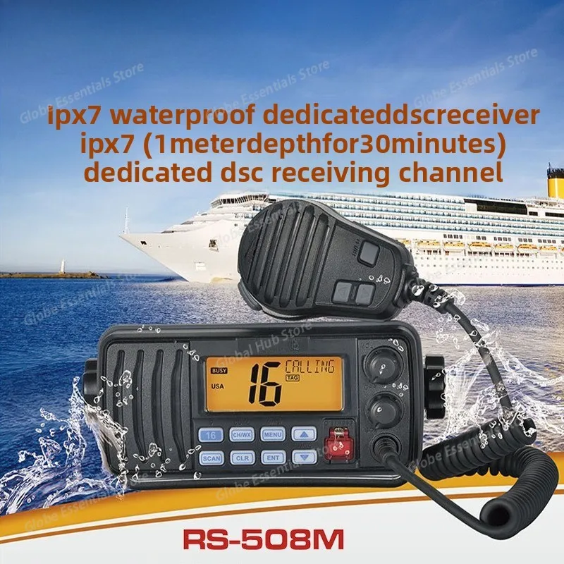 

RS-508M Maritime Marine Radio VHF VHF Radio DSC Receiver Channel Vessel Ocean Vessel