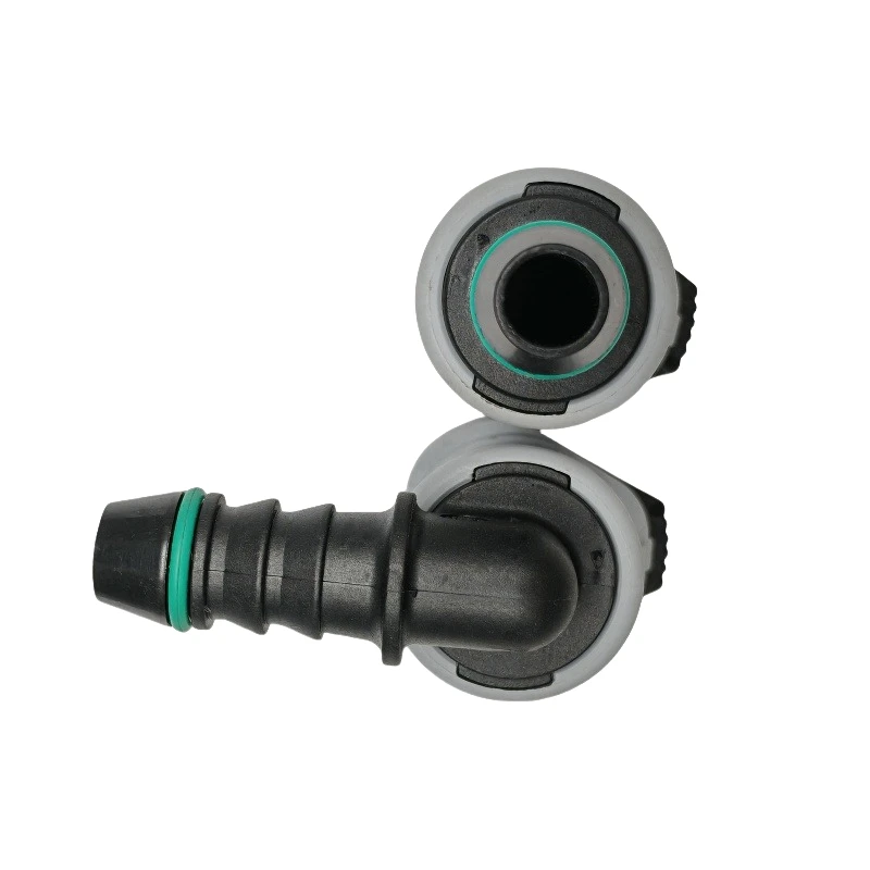 Fuel line quick connector 9.49mm ID8 SAE 3/8 Fuel pipe joint plastic fittings of one clip V for fiat 2pcs a lot