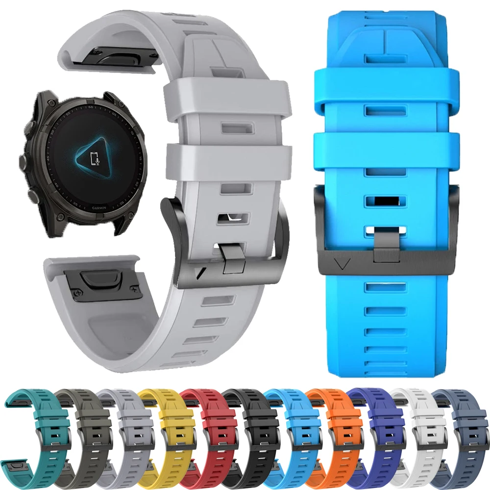 Smartwatch For Garmin Fenix 8 47mm 51mm Official Bracelet E 7 7X 6 6X 5 5X/Enduro 3 Silicone Strap Epix Pro Quick Fit 26mm 22mm